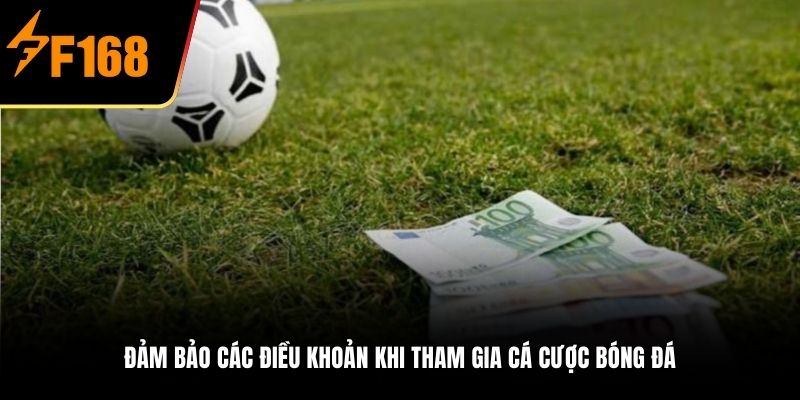 Đảm bảo các điều khoản khi tham gia cá cược bóng đá